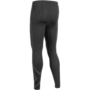 2019 2XU Mens MCS Run Compression Tights Black / Reflective MA5305b