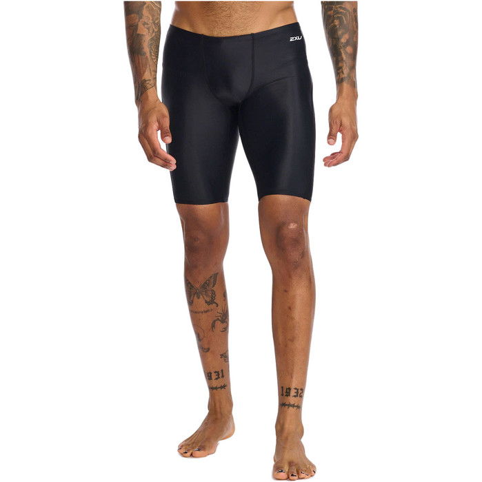 2024 2XU Mens Propel Jammer Shorts MS6643b - Black / White