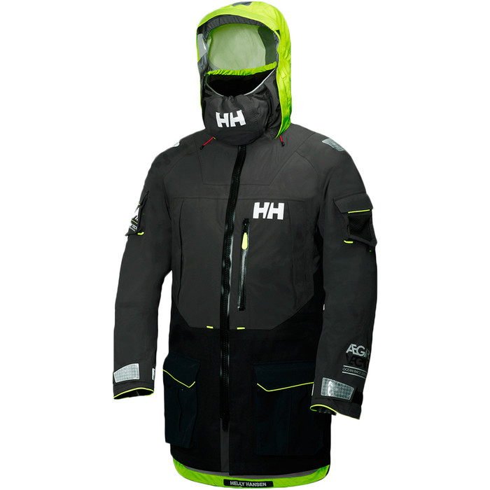 2019 Helly Hansen Aegir Ocean Jacket EBONY 30335