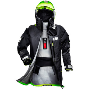 2019 Helly Hansen Aegir Ocean Jacket EBONY 30335