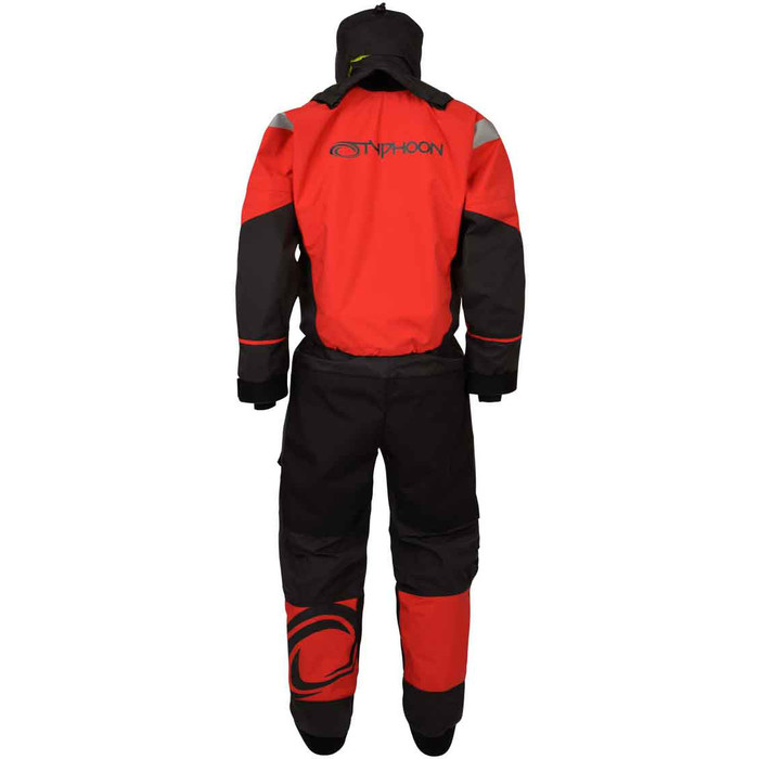 2024 Typhoon Ps440 Traje Seco De Entrada Con Drysuit - Rojo / Gris