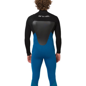 2020 Animal Mens Lava 3/2mm Chest Zip Wetsuit AW0SS006 - Marina Blue