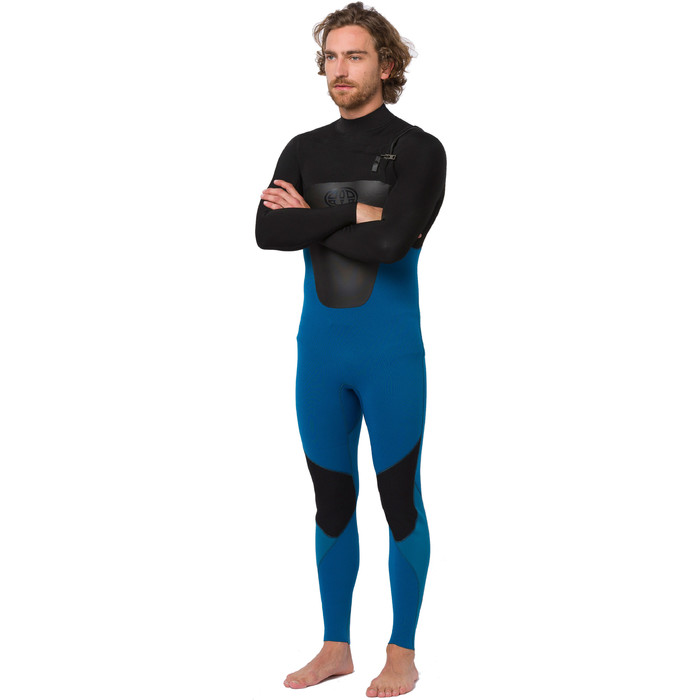 2020 Animal Mens Lava 3/2mm Chest Zip Wetsuit AW0SS006 - Marina Blue