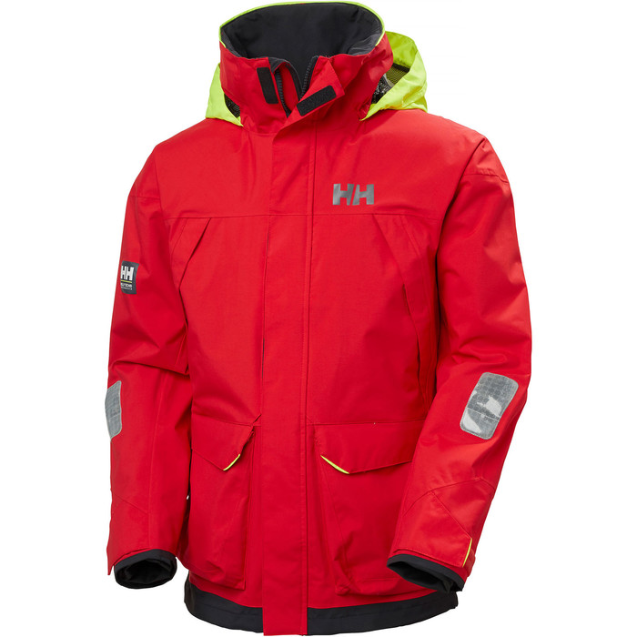 2024 Helly Hansen Mens Pier Sailing Jacket 34156 - Alert Red