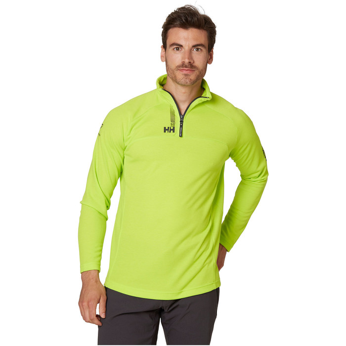 2021 Helly Hansen Mens HP 1/2 Zip Technical Pullover 54213 - Azid Lime