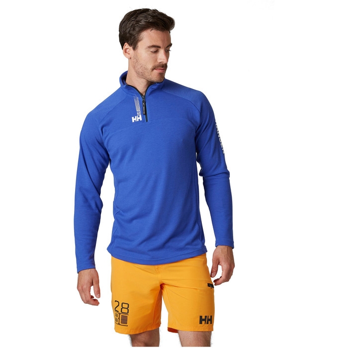 2021 Helly Hansen Mens HP 1/2 Zip Technical Pullover 54213 - Royal Blue