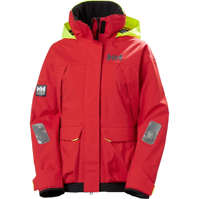 2024 Helly Hansen Womens Pier Coastal Sailing Jacket 34177 - Alert Red