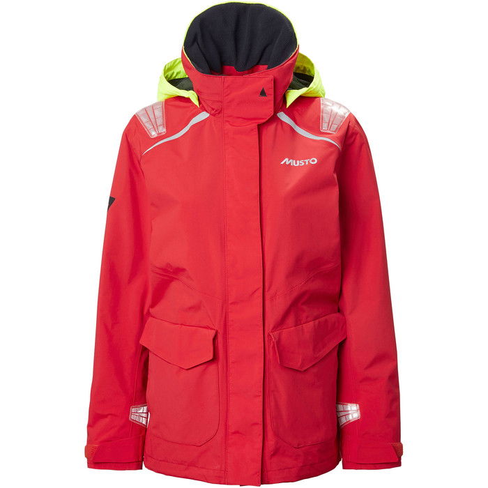 2022 Musto Womens BR1 Inshore Sailing Jacket 81221 - True Red