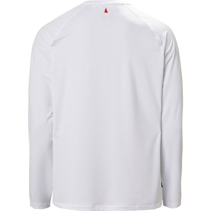 2024 Musto De Los Hombres Evolution De Manga Larga Camiseta Bloqueador Solar 2,0 81155 - Blanco