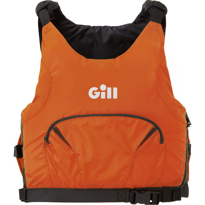 2024 Gill Junior Pro Racer Side Zip 50N Buoyancy Aid 4916J - Orange