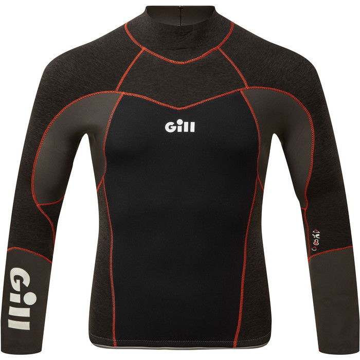 2023 Gill Mens Zentherm 2.5mm GBS Neoprene Top 5001 - Black