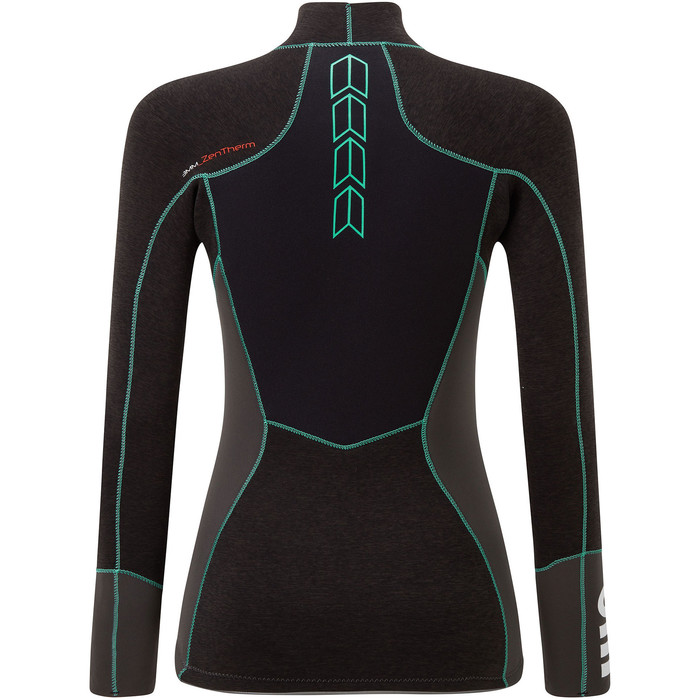 2023 Gill Womens Zentherm 2.5mm GBS Neoprene Top 5001W - Black