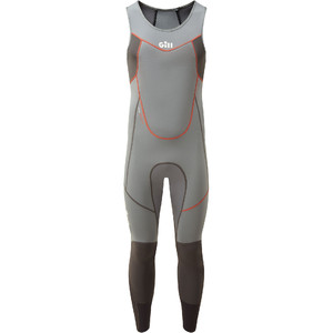 2024 Gill Mens Zenlite 2mm Flatlock Skiff Wetsuit 5002 - Steel Grey