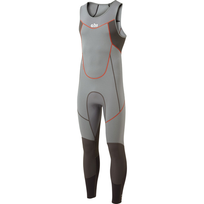 2024 Gill Mens Zenlite 2mm Flatlock Skiff Wetsuit 5002 - Steel Grey