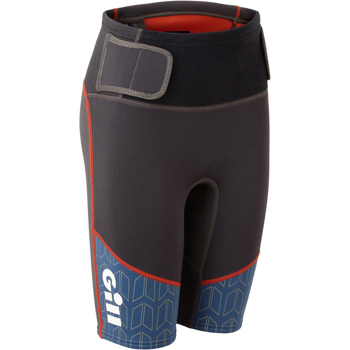 2024 Gill Junior Zenlite 2mm Flatlock Neoprene Shorts 5004J - Graphite