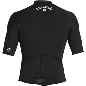 2020 Billabong Masculina Absolute 2mm De Neopreno De Manga Corta Chaqueta De S42m74 - Negro