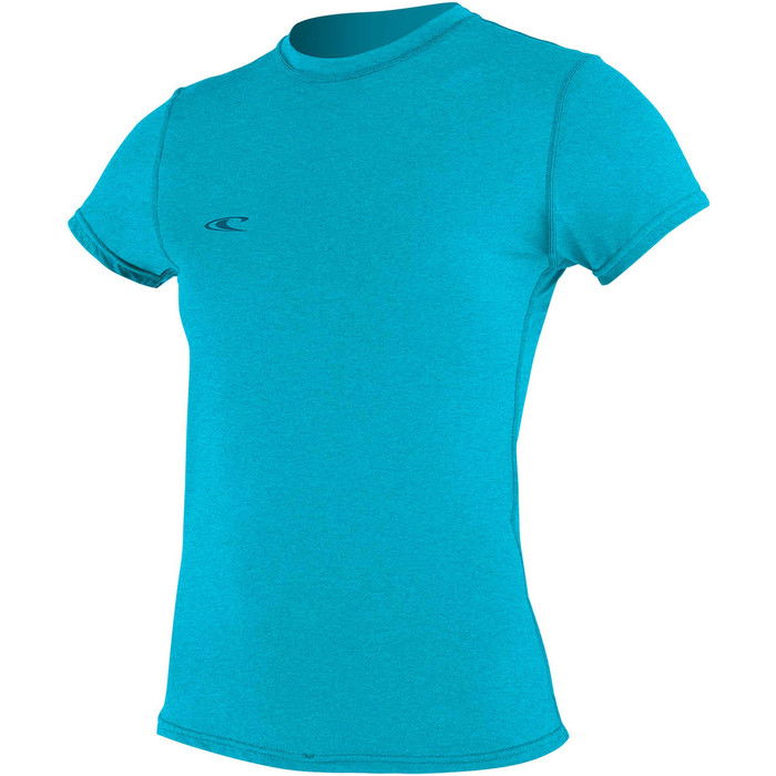 Camiseta De Surf De Manga Corta Hybrid Para Mujer 2024 O'neill 4675 - Turquesa