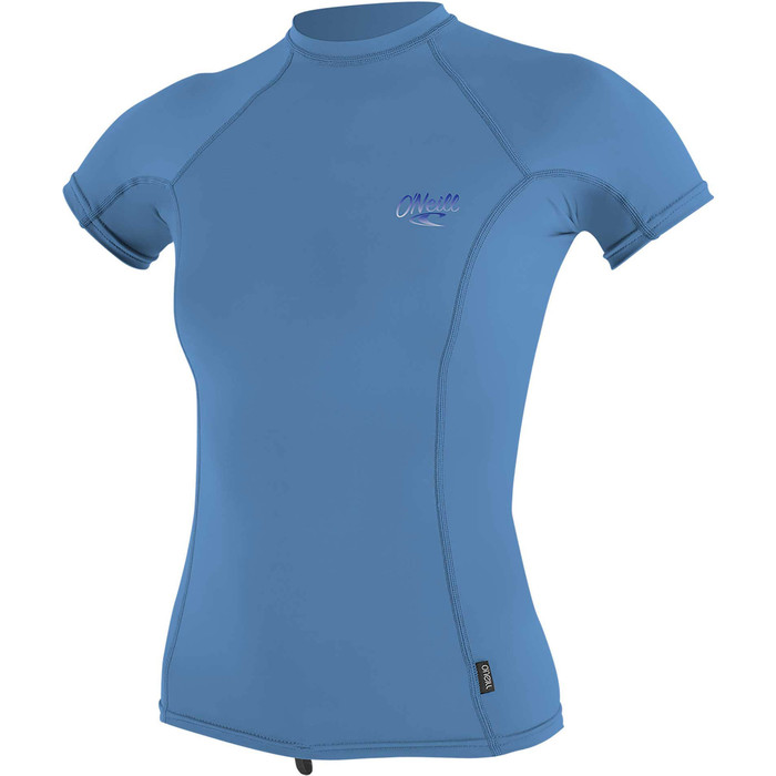 2020 O'Neill Womens Premium Skins Short Sleeve Rash Vest 4171B - Periwinkle