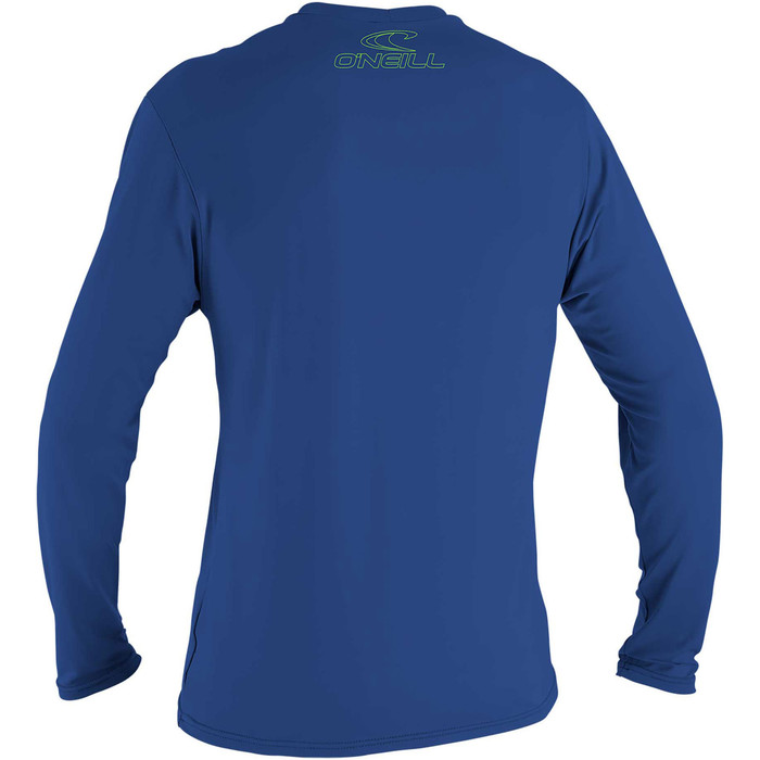 2024 O'Neill Youth Basic Skins Long Sleeve Rash Tee 4341 - Pacific