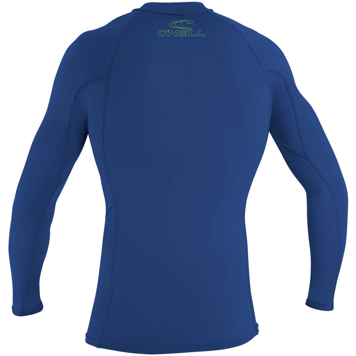 2024 O'Neill Youth Basic Skins Long Sleeve Rash Vest 3346 - Pacific