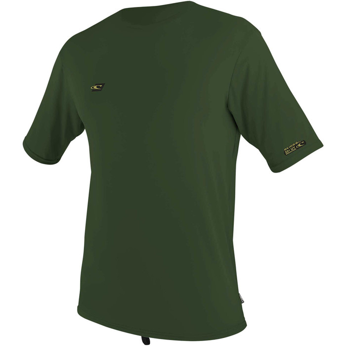 Camisa De Sol De Manga Corta Para Hombre 2020 O'neill Premium Skins 5301 - Olive Oscuro