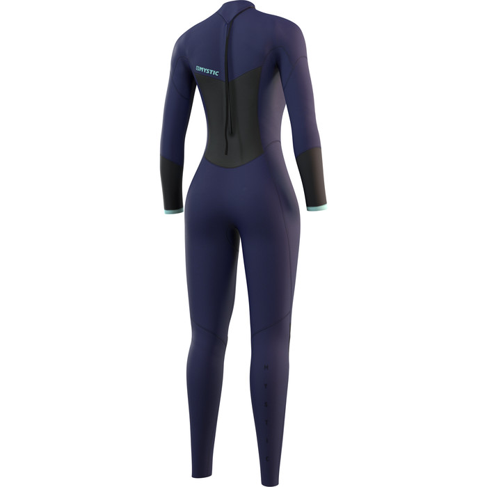 2024 Mystic Mujer Star 5/3mm Back Zip Neopreno 210317 - Night Blue