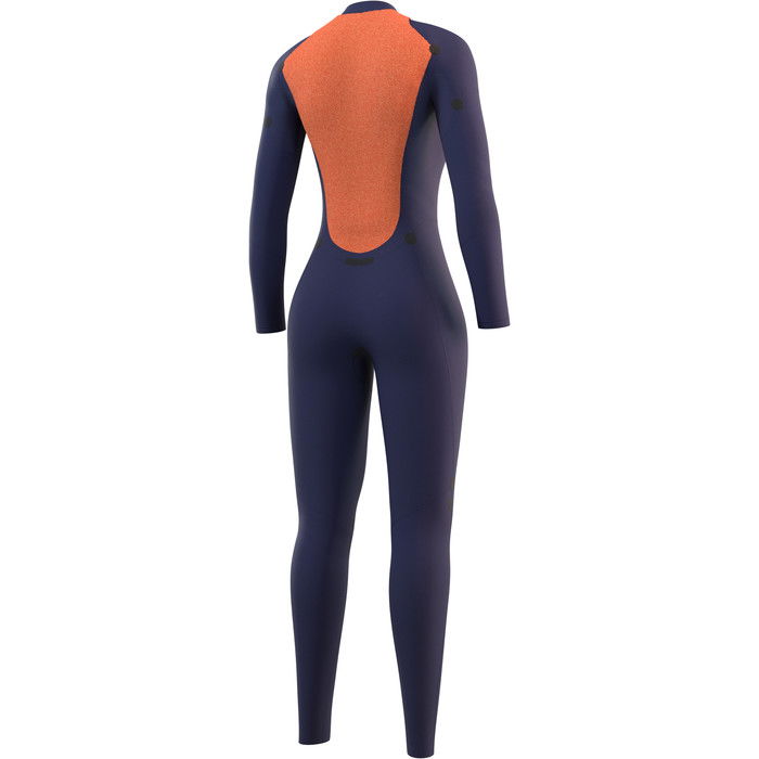 2024 Mystic Mujer Star 5/3mm Back Zip Neopreno 210317 - Night Blue