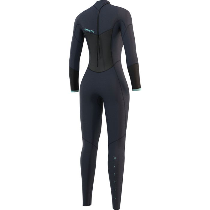 2024 Mystic Womens Brand 3/2mm Flatlock Back Zip Wetsuit 210319 - Night Blue