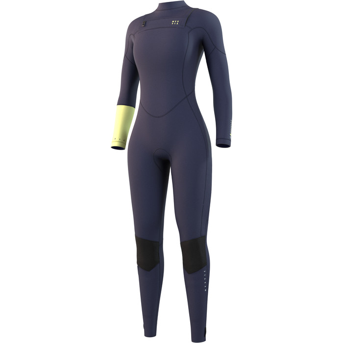 2024 Mystic Womens Dazzled 5/3mm Double Chest Zip Wetsuit 35000220093 - Night Blue