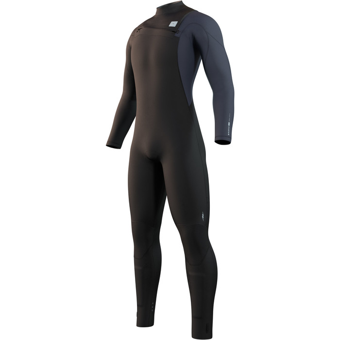 2024 Mystic Mens Marshall 3/2mm Chest Zip Wetsuit 35000.230010 - Black