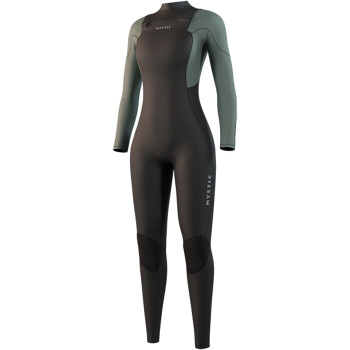 2025 Mystic Womens Star 5/3mm Chest Zip Wetsuit 35000.250050 - Dark Olive