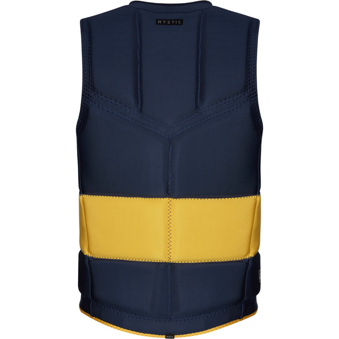 2021 Mystic Mens Stone CE Timo Kapl Front Zip Impact Vest 210157 - Night Blue