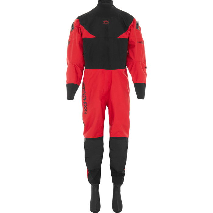 Typhoon Hypercurve Back Zip Traje Seco 2024 4 100179 - Rojo / Black