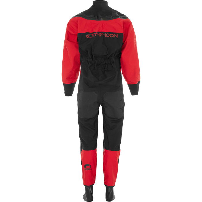 Typhoon Hypercurve Back Zip Traje Seco 2024 4 100179 - Rojo / Black