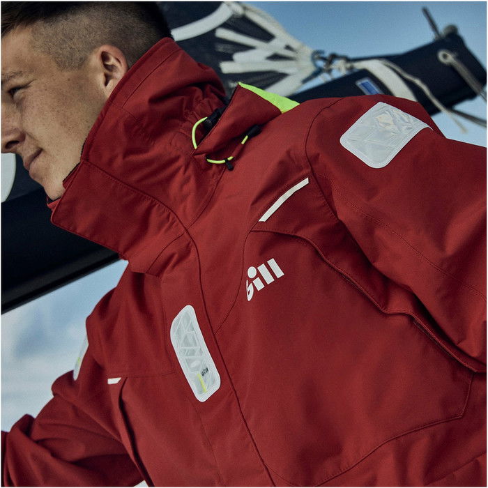 2024 Gill Os2 Chaqueta De Navegacin En Alta Mar Para Hombre Os25j - Rojo