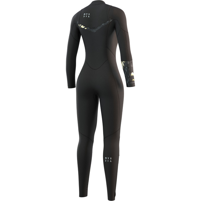 2024 Mystic Womens Dazzled 5/3mm Double Front Zip Wetsuit 35000220093 - Black