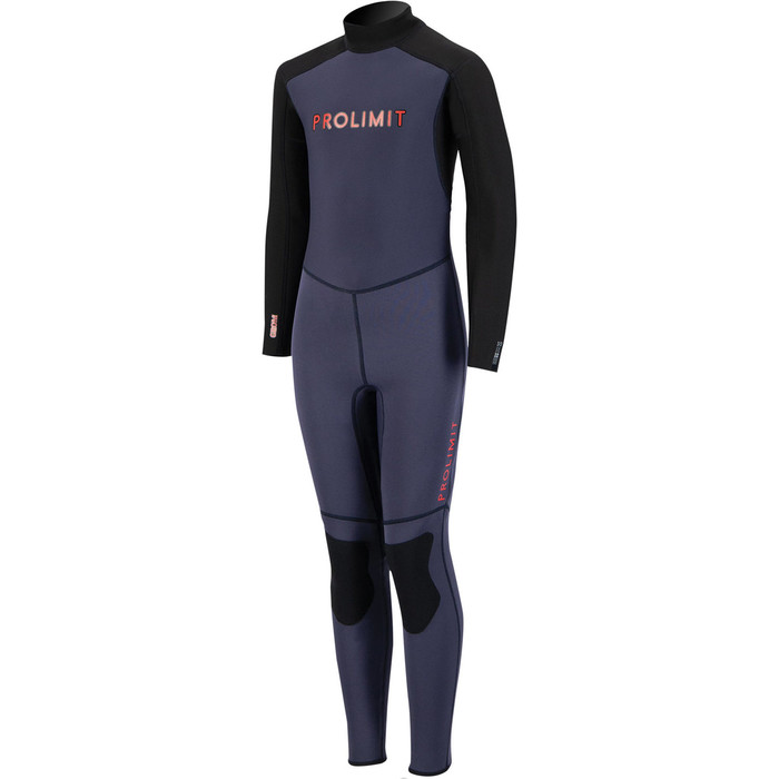 2024 Prolimit Junior Grommet 3/2mm Back Zip Wetsuit 18440 - Blue / Red