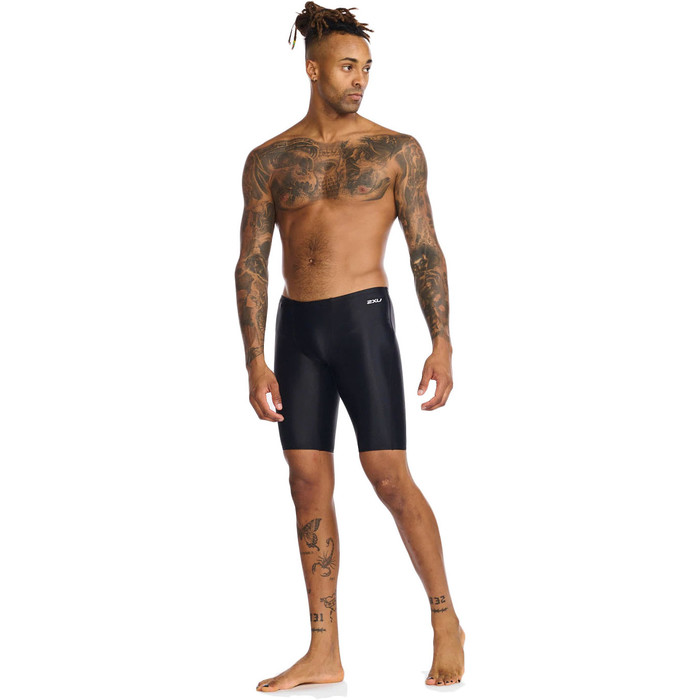 2024 2XU Mens Propel Jammer Shorts MS6643b - Black / White