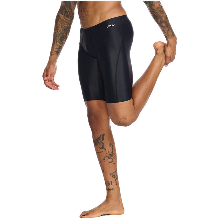 2024 2XU Mens Propel Jammer Shorts MS6643b - Black / White