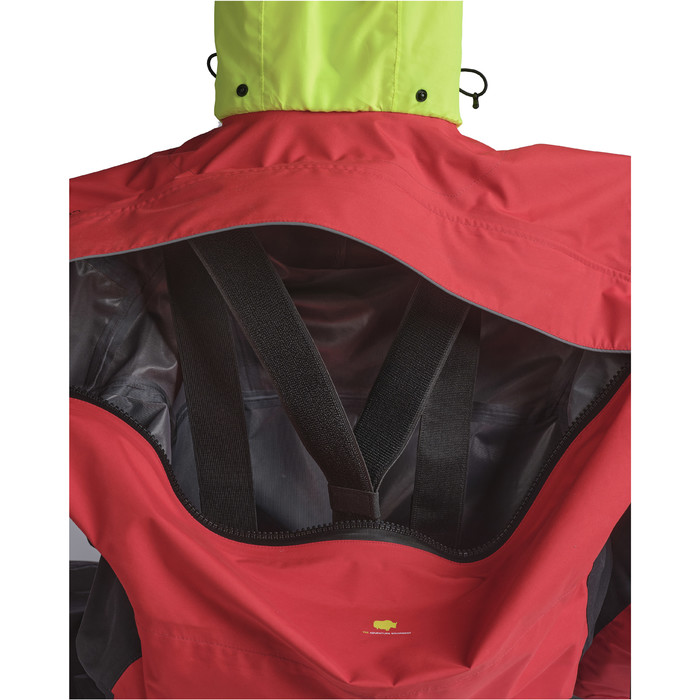 2024 Yak Kayak De Estratos Drysuit Con Cremallera 6585 - Rojo/negro