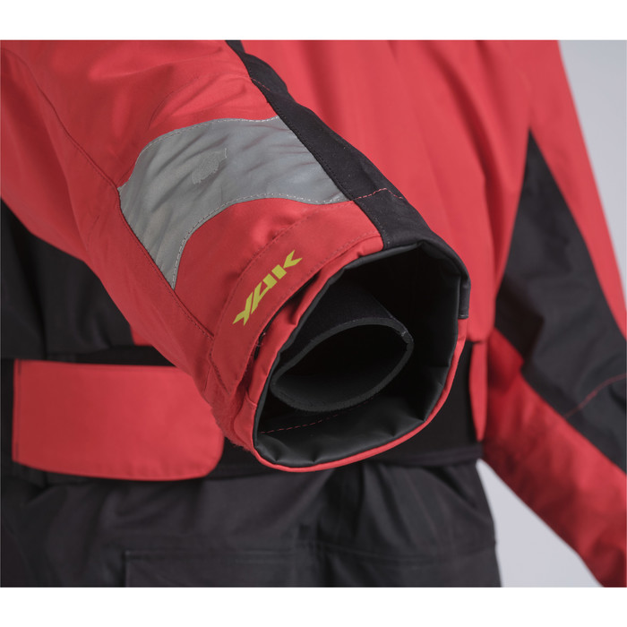 2024 Yak Kayak De Estratos Drysuit Con Cremallera 6585 - Rojo/negro