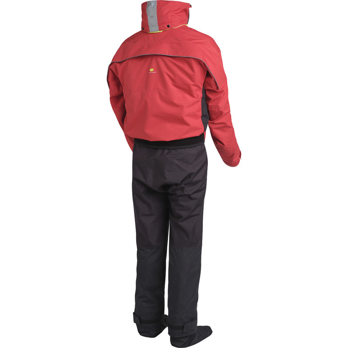 2024 Yak Kayak De Estratos Drysuit Con Cremallera 6585 - Rojo/negro