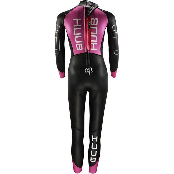 2022 Huub Womens Alpha-Beta Open Water Swimming Wetsuit ALPBP-W - Pink