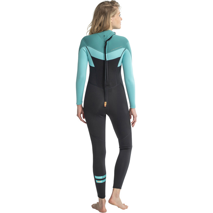 2024 Jobe Mujer Sofia 3/2mm Back Zip Neopreno 3035220 - Vintage Teal