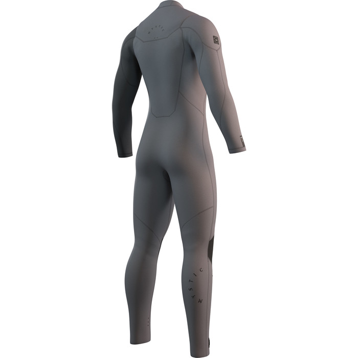 2024 Mystic Mens Marshall 5/3mm Chest Zip Wetsuit 35000.230008 - Light Grey