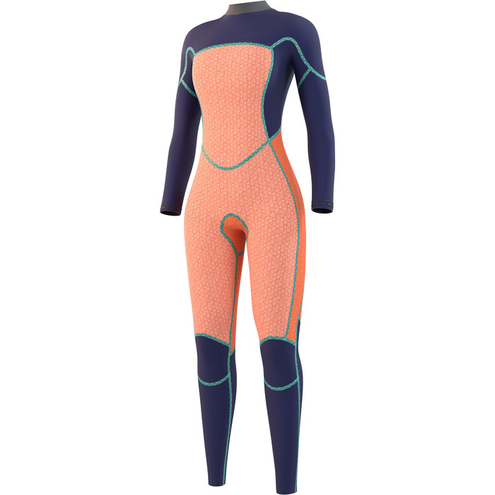 2024 Mystic Mujer Jayde 5/4mm Double Chest Zip Neopreno 35000.230012 - Navy