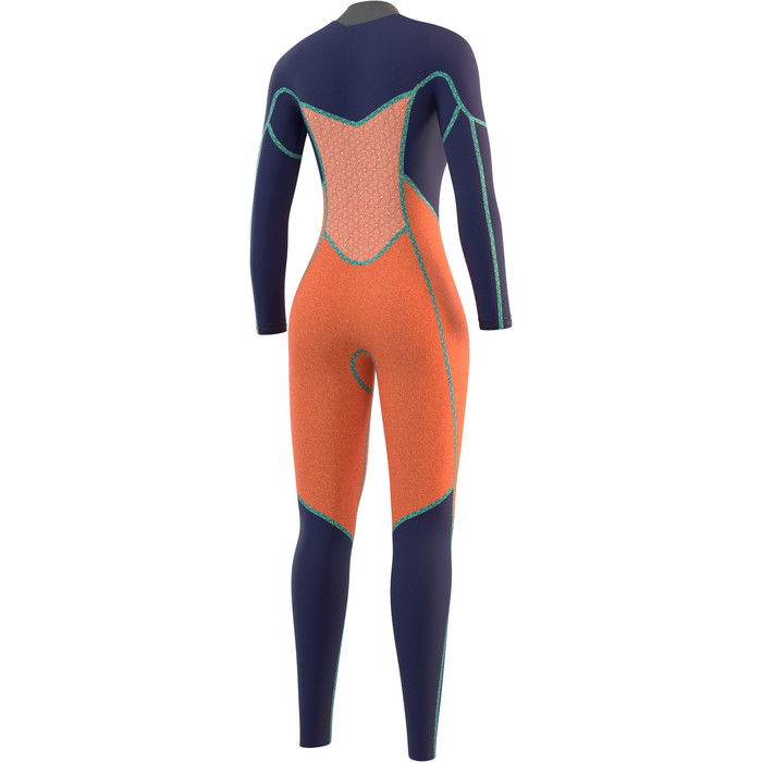 2024 Mystic Mujer Jayde 5/4mm Double Chest Zip Neopreno 35000.230012 - Navy