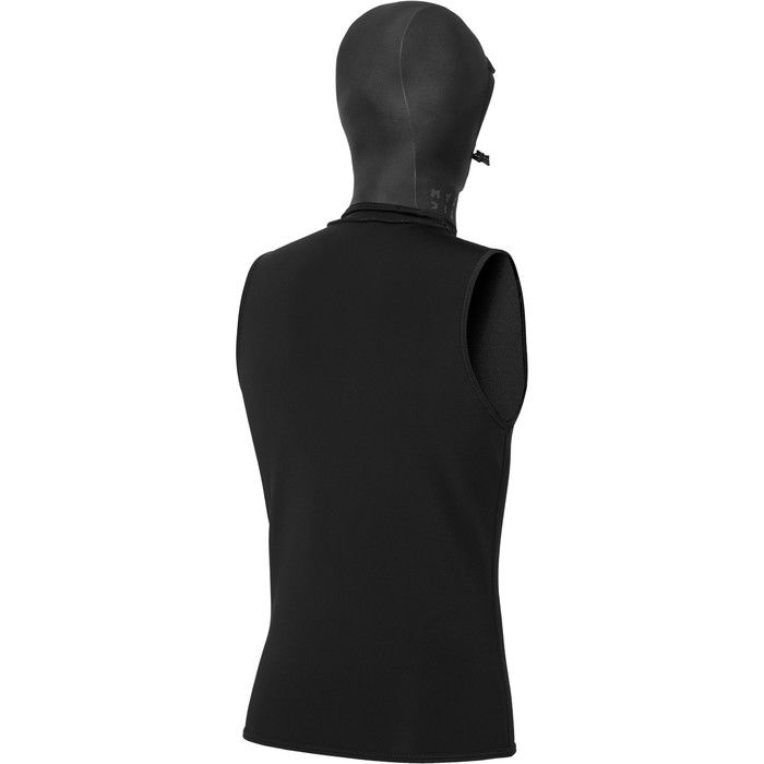 2024 Mystic 3/2mm Neoprene Hooded Wetsuit Top 35016.230016 - Black