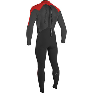 O'Neill Epic 4 / 3mm Back Zip GBS Wetsuit BLACK / Red 4212