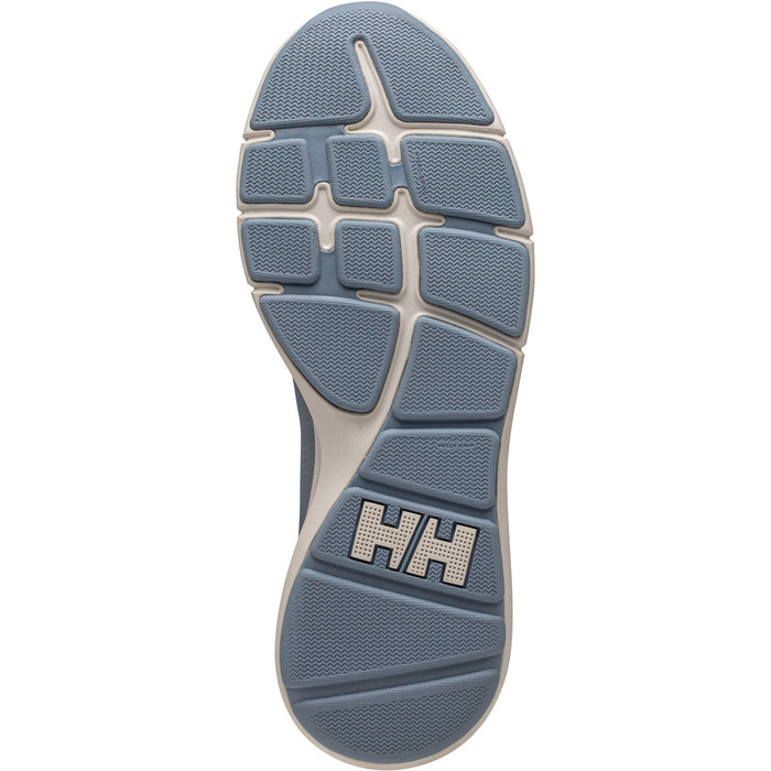 2024 Helly Hansen Ahiga V4 Para Mujer Hydropower Zapatillas 11583 - Dusty Blue / Off White